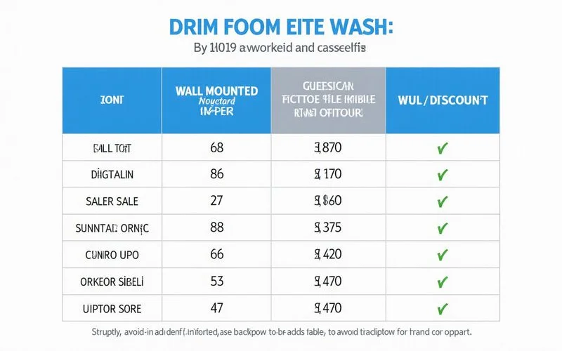 Chemical wash price bands by unit type and bulk count