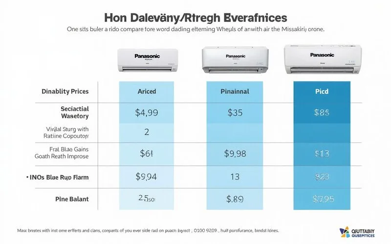 Brand comparison matrix: Daikin vs Panasonic vs Mitsubishi