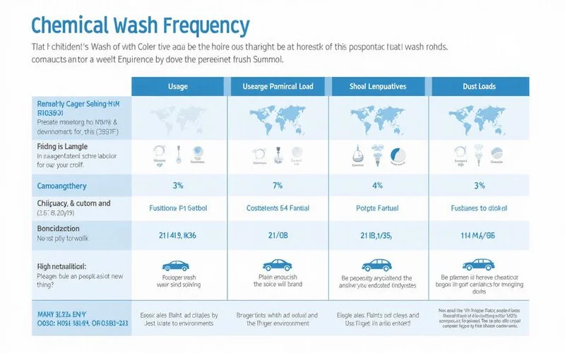 Frequency chart based on usage and environment