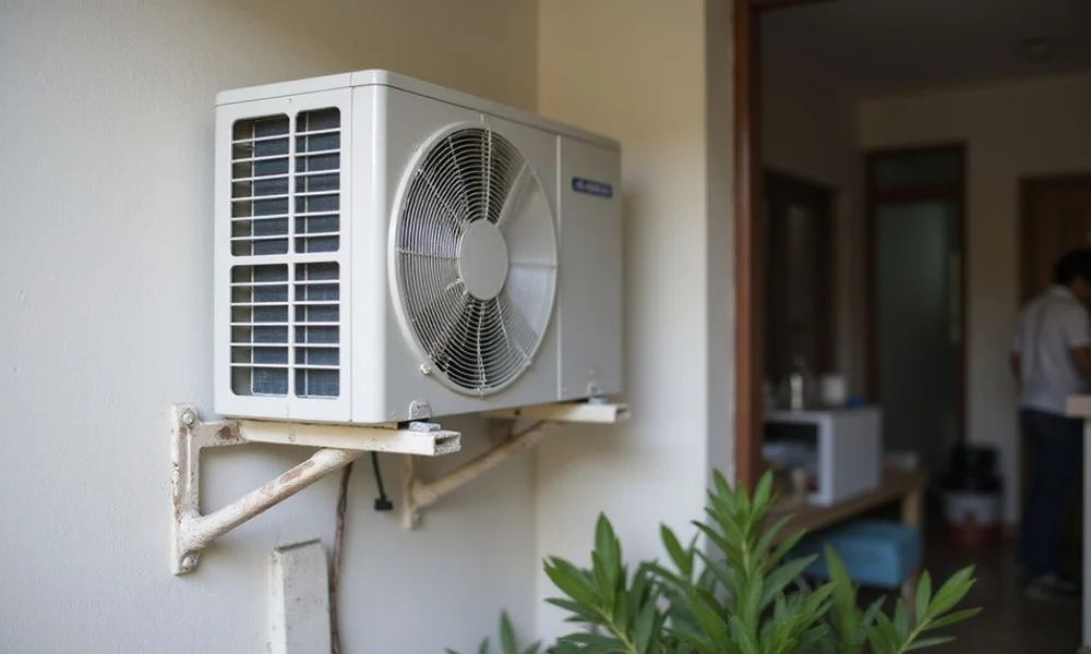 Aircon Installation in action